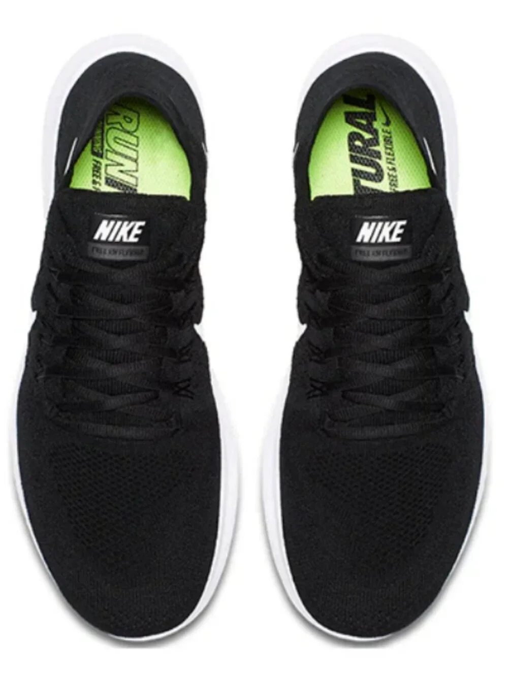 Nike Free RN Flyknit 2017 Men’s Size 10 US 44 EUR Black White 880843-001 NEW